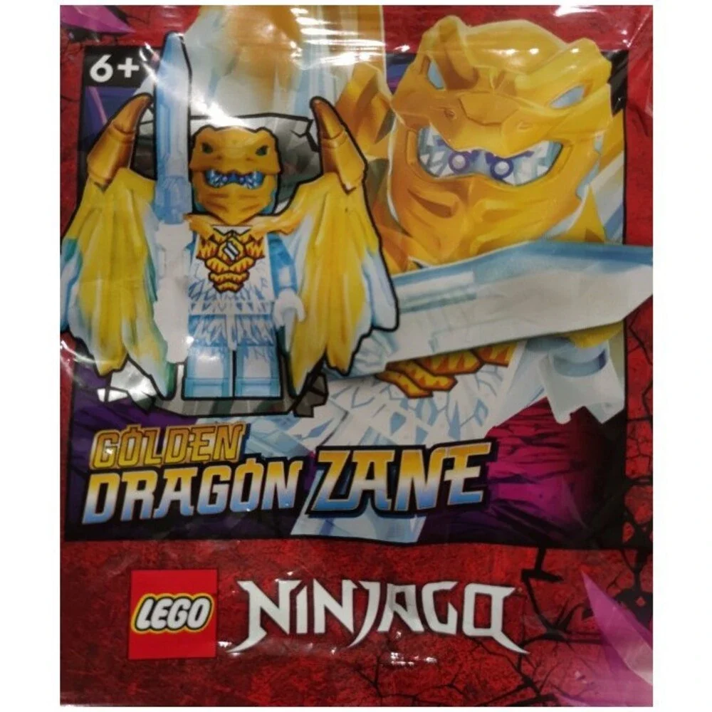 LEGO Ninjago Golden Dragon Zane Crystalized Foil Bag 892293 (SEALED)